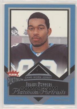 2002 Fleer Platinum - Platinum Portraits - Jerseys #PP/JP - Julius Peppers