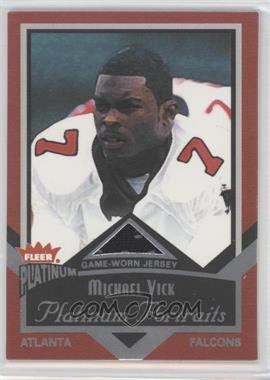 2002 Fleer Platinum - Platinum Portraits - Jerseys #PP/MV - Michael Vick