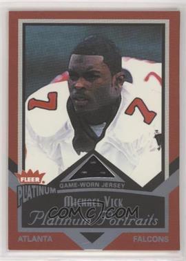 2002 Fleer Platinum - Platinum Portraits - Jerseys #PP/MV - Michael Vick