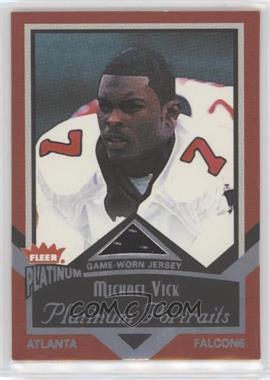 2002 Fleer Platinum - Platinum Portraits - Jerseys #PP/MV - Michael Vick