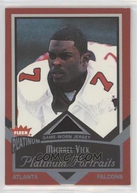 2002 Fleer Platinum - Platinum Portraits - Jerseys #PP/MV - Michael Vick