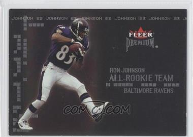 2002 Fleer Premium - All-Rookie Team #15 AR - Ron Johnson