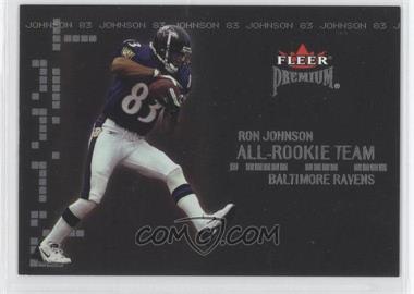 2002 Fleer Premium - All-Rookie Team #15 AR - Ron Johnson