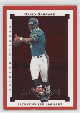 2002 Fleer Premium - [Base] - Star Ruby #SR150 - David Garrard /100