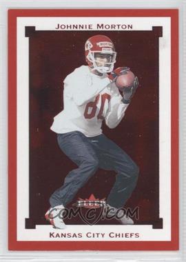 2002 Fleer Premium - [Base] - Star Ruby #SR87 - Johnnie Morton /100