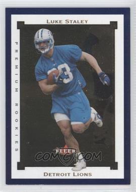 2002 Fleer Premium - [Base] #144 - Luke Staley /1250