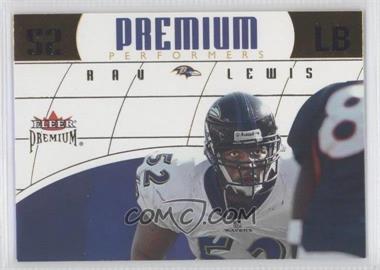 2002 Fleer Premium - [Base] #190 - Premium Performers - Ray Lewis