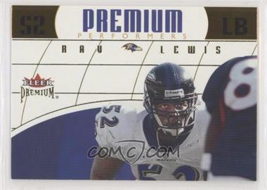 2002 Fleer Premium - [Base] #190 - Premium Performers - Ray Lewis