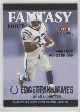 2002 Fleer Premium - Fantasy Team #6 FT - Edgerrin James /1200