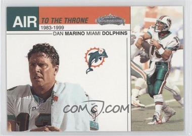 2002 Fleer Showcase - Air to the Throne #18 AT - Dan Marino