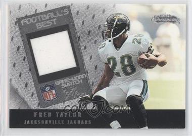 2002 Fleer Showcase - Football's Best - Game-worn Swatch #_FRTA - Fred Taylor