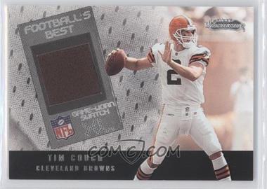 2002 Fleer Showcase - Football's Best - Game-worn Swatch #_TICO - Tim Couch