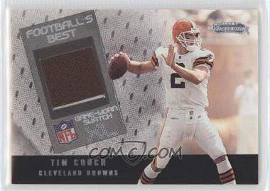 2002 Fleer Showcase - Football's Best - Game-worn Swatch #_TICO - Tim Couch