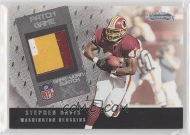 2002 Fleer Showcase - Football's Best - Silver Game-worn Patch #_STDA - Stephen Davis /100