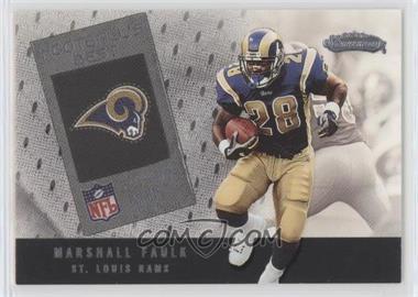 2002 Fleer Showcase - Football's Best #17 FB - Marshall Faulk /799