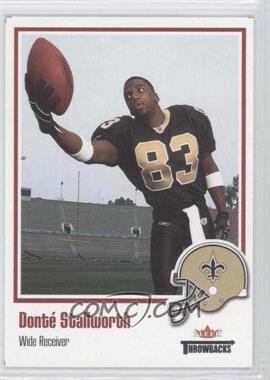 2002 Fleer Throwbacks - [Base] #122 - Donte Stallworth