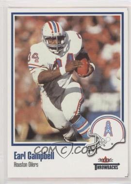 2002 Fleer Throwbacks - [Base] #21 - Earl Campbell