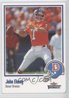 2002 Fleer Throwbacks - [Base] #42 - John Elway