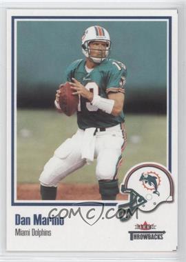 2002 Fleer Throwbacks - [Base] #54 - Dan Marino