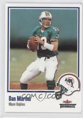 2002 Fleer Throwbacks - [Base] #54 - Dan Marino