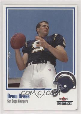 2002 Fleer Throwbacks - [Base] #69 - Drew Brees