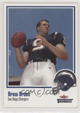 2002 Fleer Throwbacks - [Base] #69 - Drew Brees