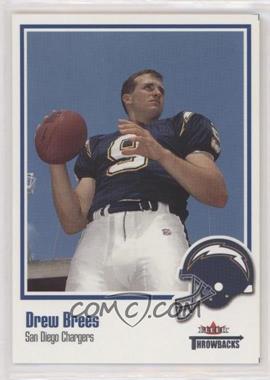 2002 Fleer Throwbacks - [Base] #69 - Drew Brees