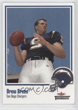 2002 Fleer Throwbacks - [Base] #69 - Drew Brees