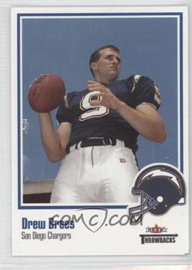 2002 Fleer Throwbacks - [Base] #69 - Drew Brees