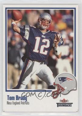 2002 Fleer Throwbacks - [Base] #75 - Tom Brady