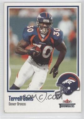 2002 Fleer Throwbacks - [Base] #90 - Terrell Davis