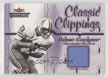 2002 Fleer Throwbacks - Classic Clippings #_DACA - Dave Casper