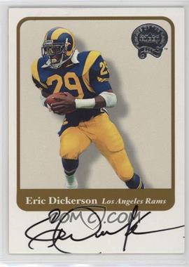 2002 Fleer Throwbacks - Greats of the Game Autographs #_ERDI - Eric Dickerson