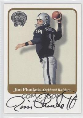 2002 Fleer Throwbacks - Greats of the Game Autographs #_JIPL - Jim Plunkett