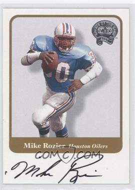2002 Fleer Throwbacks - Greats of the Game Autographs #_MIRO - Mike Rozier