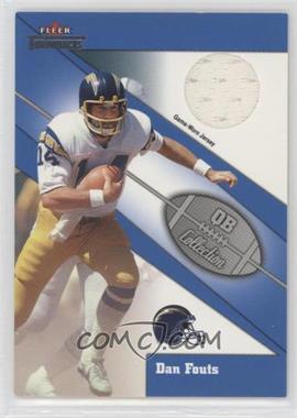 2002 Fleer Throwbacks - QB Collection - Jerseys #_DAFO - Dan Fouts [EX to NM]