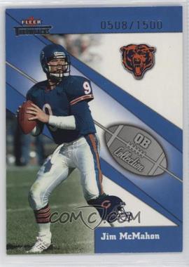 2002 Fleer Throwbacks - QB Collection #12 QB - Jim McMahon /1500