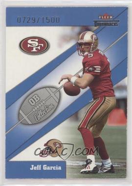 2002 Fleer Throwbacks - QB Collection #9 QB - Jeff Garcia /1500