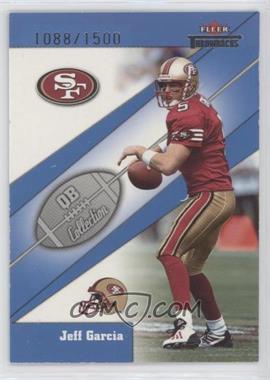 2002 Fleer Throwbacks - QB Collection #9 QB - Jeff Garcia /1500