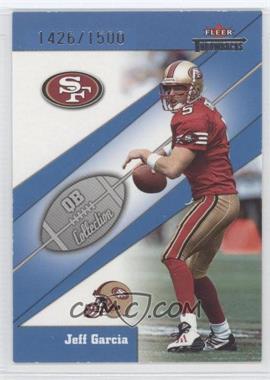 2002 Fleer Throwbacks - QB Collection #9 QB - Jeff Garcia /1500