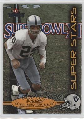 2002 Fleer Throwbacks - Super Stars #5 SS - Fred Biletnikoff