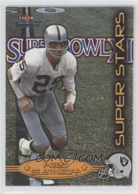 2002 Fleer Throwbacks - Super Stars #5 SS - Fred Biletnikoff