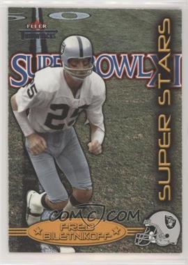 2002 Fleer Throwbacks - Super Stars #5 SS - Fred Biletnikoff