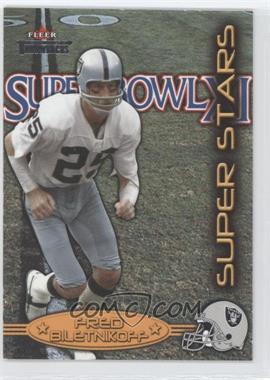 2002 Fleer Throwbacks - Super Stars #5 SS - Fred Biletnikoff