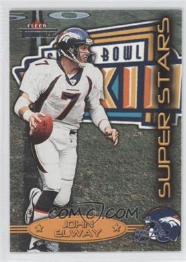 2002 Fleer Throwbacks - Super Stars #8 SS - John Elway