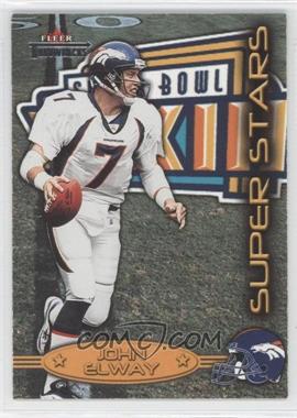 2002 Fleer Throwbacks - Super Stars #8 SS - John Elway