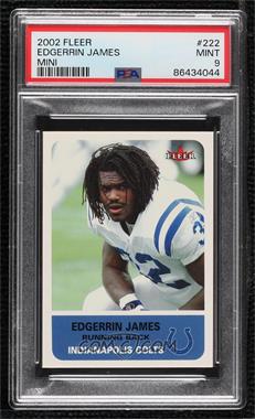 2002 Fleer Tradition - [Base] - Mini #222 - Edgerrin James /125 [PSA 9 MINT]