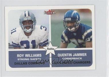 2002 Fleer Tradition - [Base] - Mini #277 - Roy Williams, Quentin Jammer /125