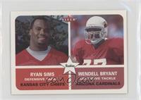 Wendell Bryant, Ryan Sims #/125