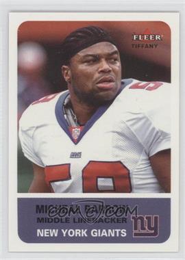 2002 Fleer Tradition - [Base] - Tiffany #14 - Micheal Barrow /225